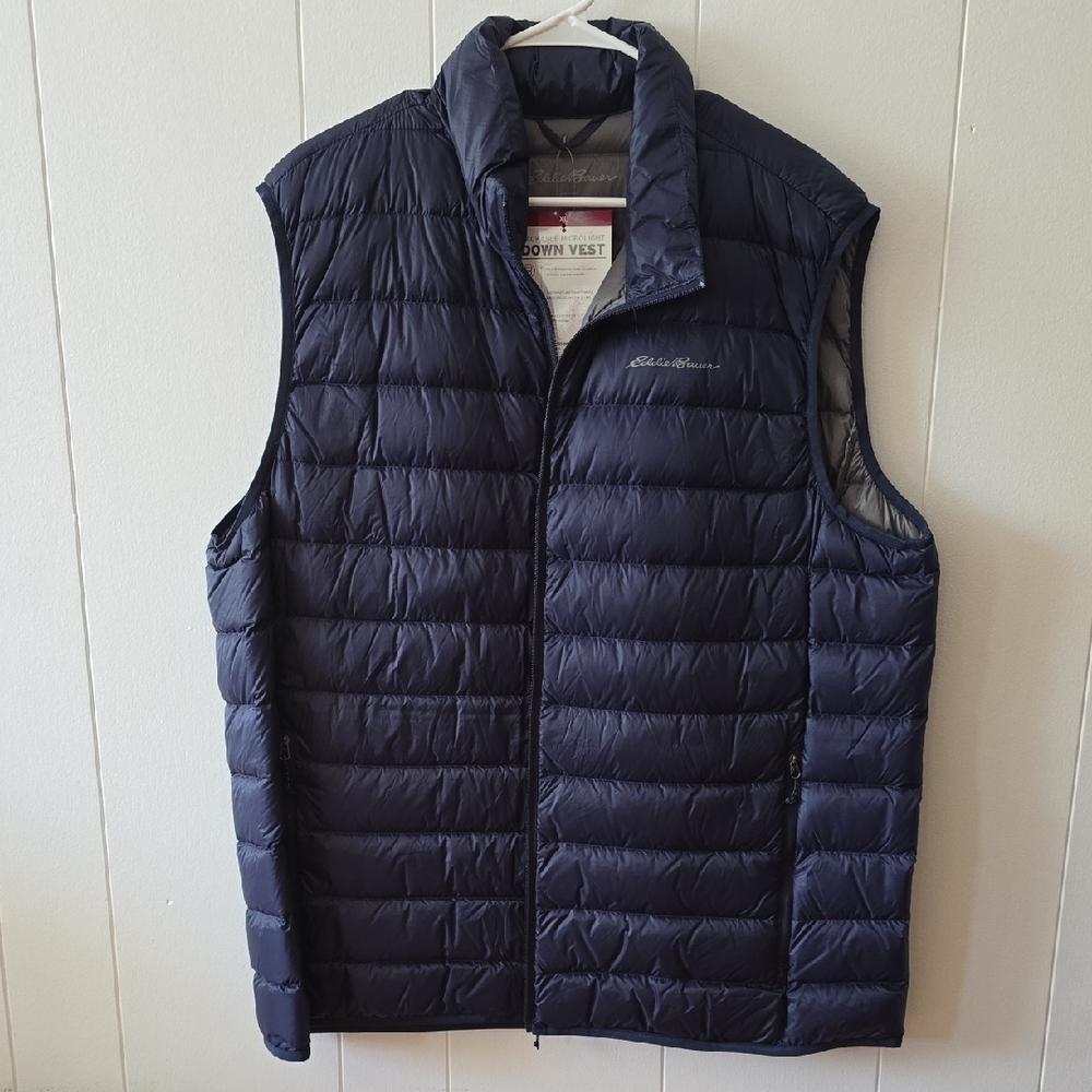 Men's Navy Blue Down Vest